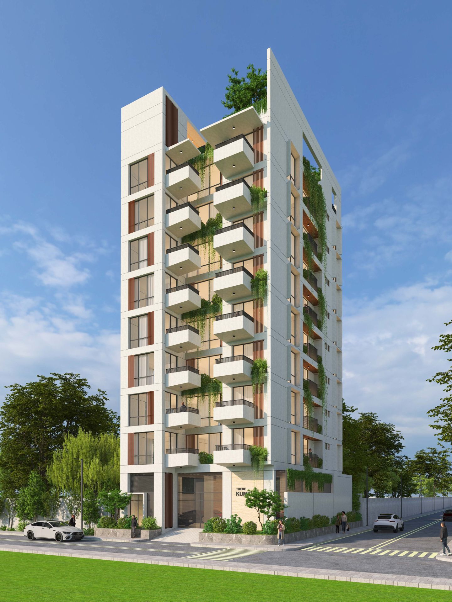 Theme nahannate — apartment project in Jolshiri, Dhaka by Edge Construction & Consultancy